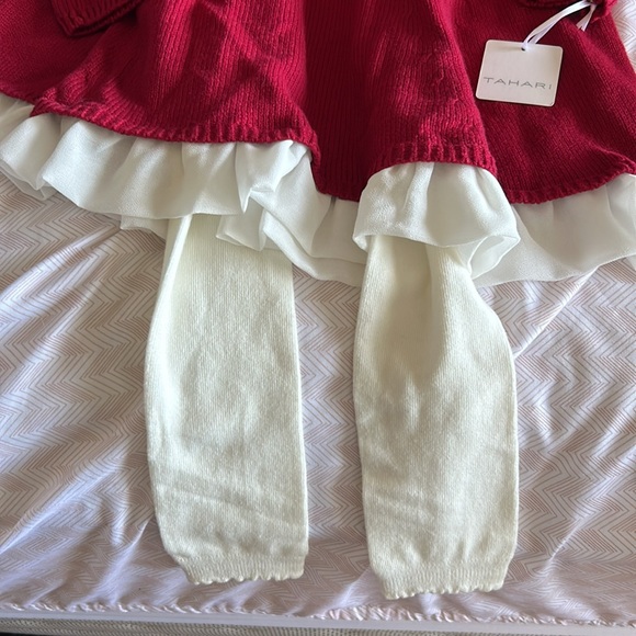 Tahari Winter Sweater Dress & Leggings - S 7/8 NWT - Picture 2 of 7